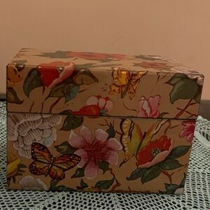 Vintage Metal Recipe Box MCM/Mid Century Modern